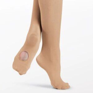 Weissman | Adult Convertible Tights Style W9000 Lt. Suntan Size MA NWT